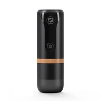 120ml Coffee Maker Machine USB Charging Stainless Steel Express Coffee Maker Portable Mini Automatic Cleaning for Travel Camping 1