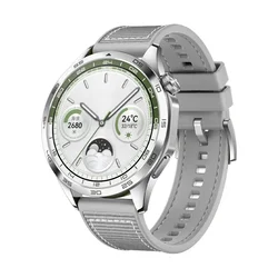Cinturino in silicone composito premium da 22 mm con design intrecciato in nylon - Sostituzione universale per cinturini di smartwatch