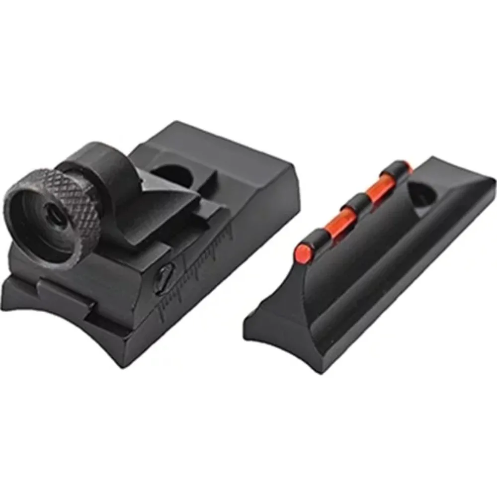 

Peep Sight Fiber Optic Sight Systyem - For Straight Non-Tapered Barrels Red Dot Scope Rifle Optical Riflescope Hunting Optics