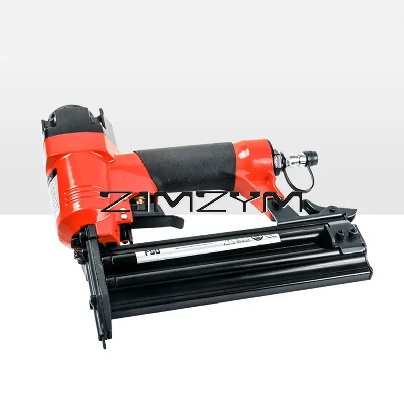 Pneumatic Straight Nail Gun F50 Air Powered Nailer Furniture Stapler Staple Gun10-50MM Woodworking Cordless Frame Gun Tools 3