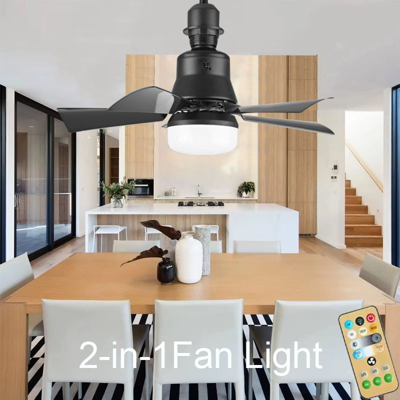New Modern Ceiling Fan Light LED Adjustable Lighting With Remote Control Suitable For Bedroom Living Room Kitchen FanChandeliers