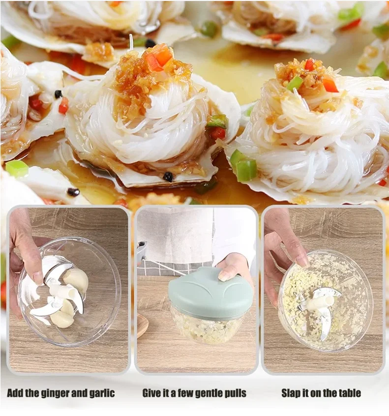 Masher Tools Manual Garlic Press Multi-function Garlics Grinding Chopper Food Vegetables Cutter Meat Grinders Kitchen Gadgets