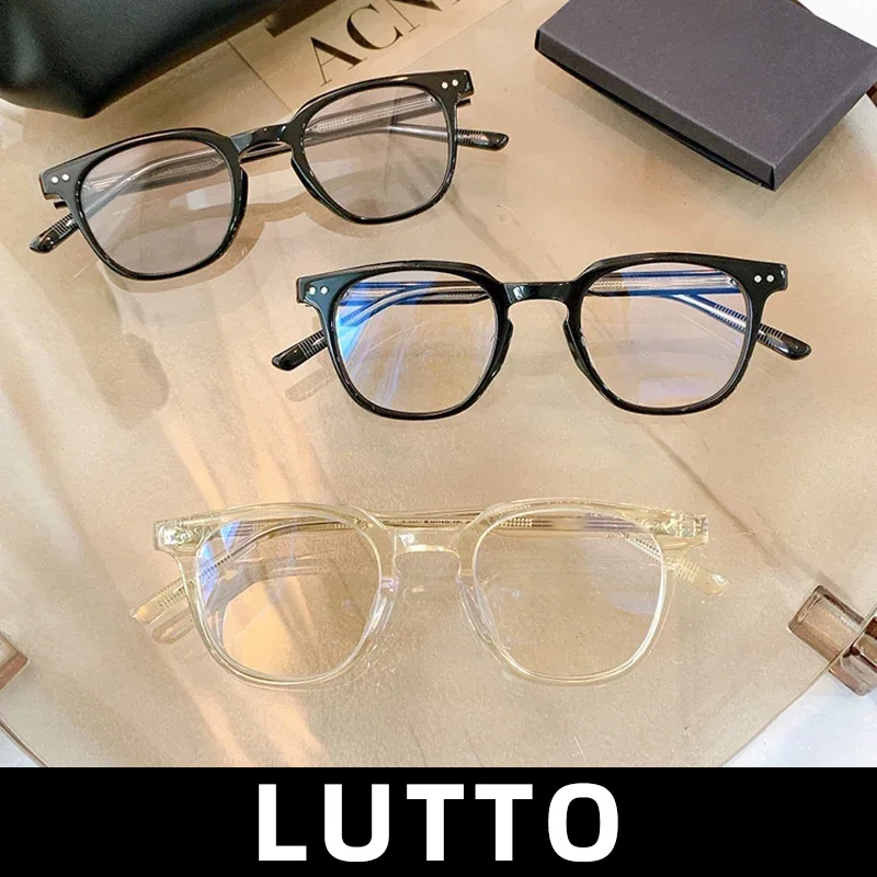 

LUTTO новые стильные винтажные женские солнцезащитные очки для маленького лица для женщин и мужчин, квадратные ацетатные поляризационные солнцезащитные очки с защитой UV400