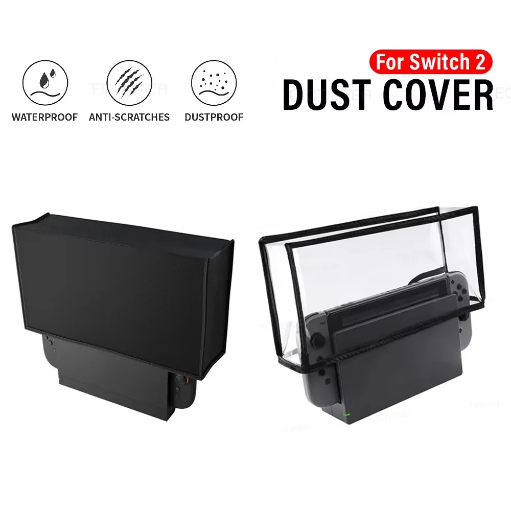 Capa Protetora para Nintendo Switch 1/2 Console Dock, Capa Protetora à Prova de Poeira para Acessórios de Jogo Switch OLED