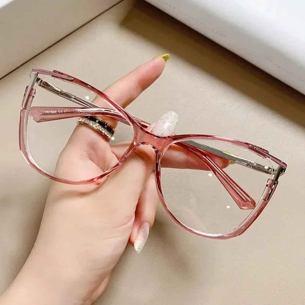 Anti Blue Light Computer Glasses, Transparent Frame for Women & Men, Luxury Designer Optical Eyewear, Fashion Spectacles