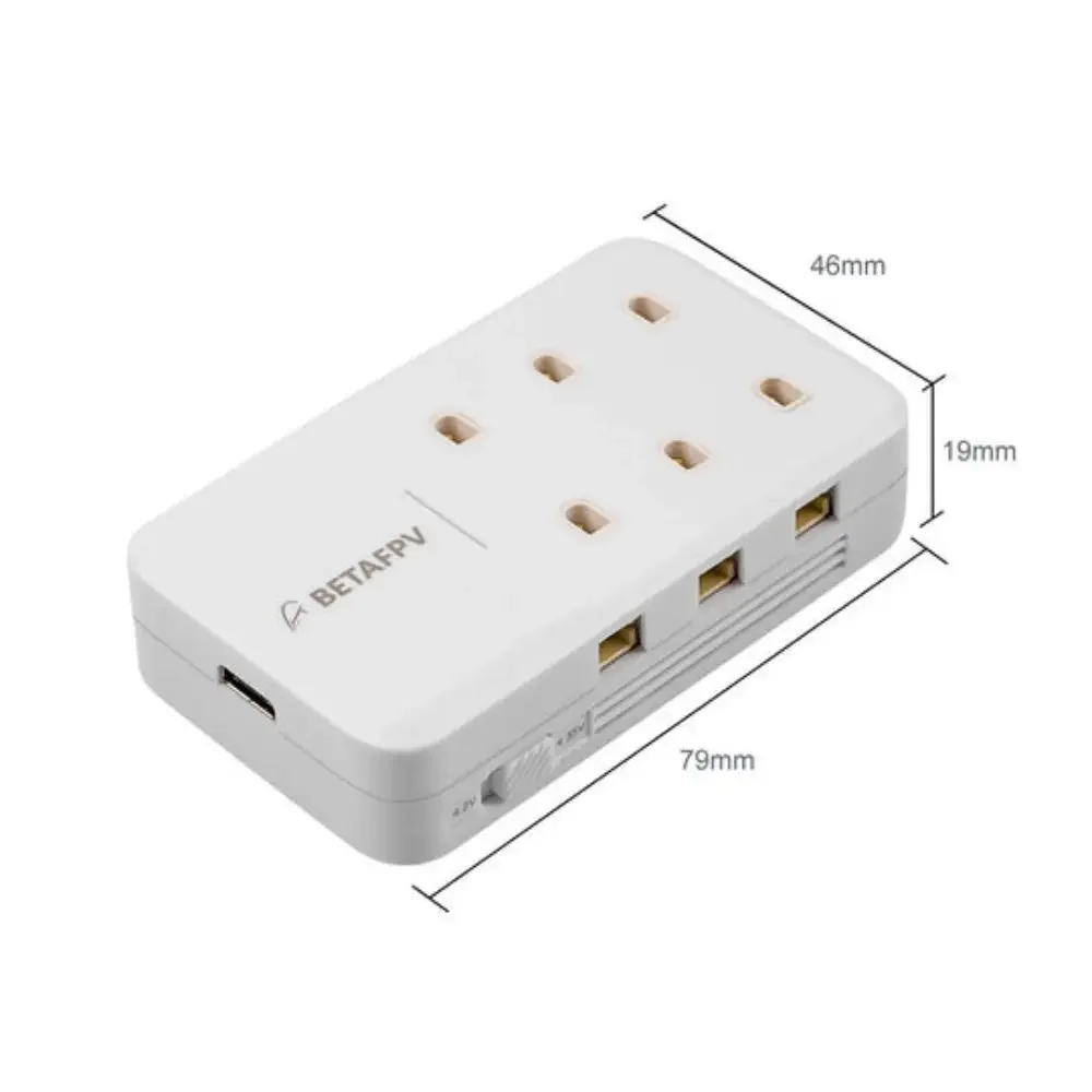 Chargeur multiport 6 ports 1S BT2.0/PH2.0 30W USB-C rapide