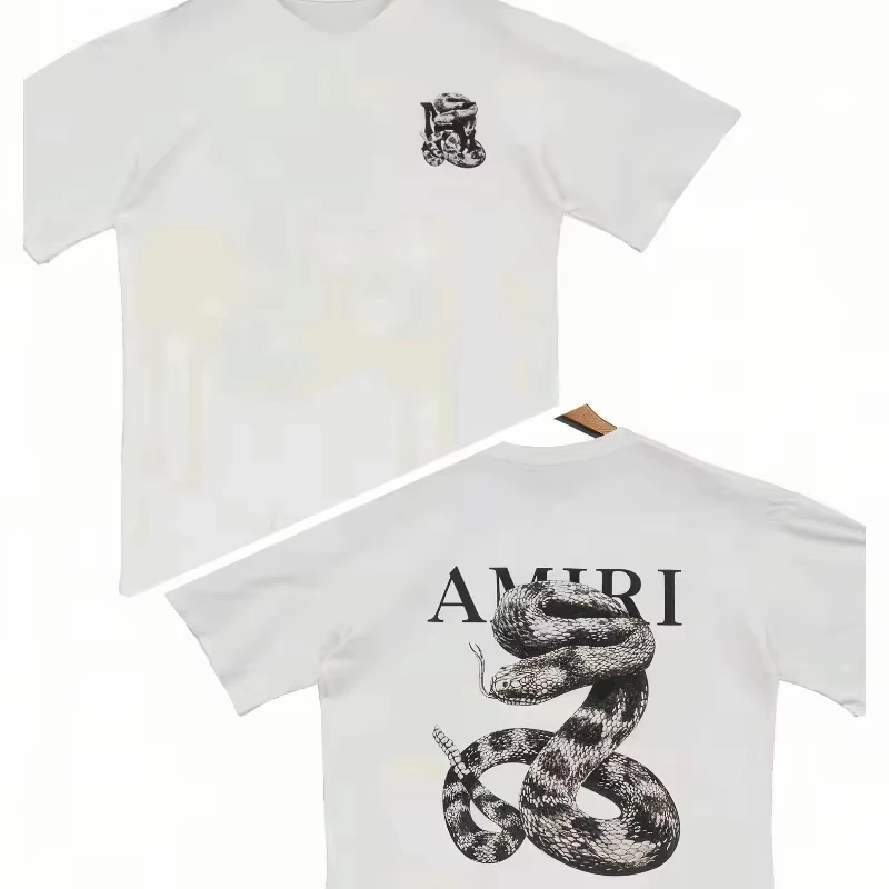 T-Shirt mit Schlangen-Grafik, locker geschnitten, leichter Luxus, trendig, kurzärmelig, Unisex, vielseitig, Freizeitkleidung, Grafik-T-Shirts, Pro-Choice
