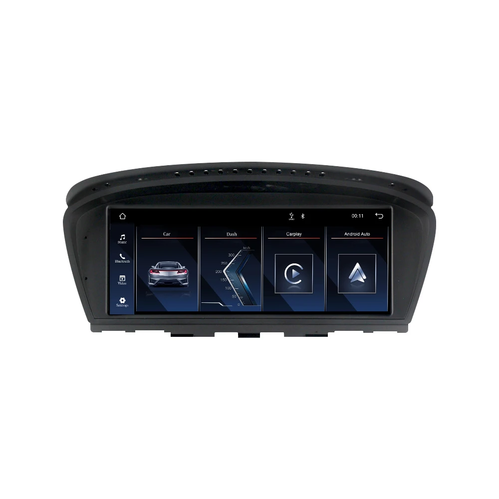 MEKEDE On-Board-Mediaplayer mit Linux und Touchscreen für BMW Serie 3/5 (E60, E61, E62, E90, E91, E92, E93) - CarPlay-freie, Thread-fähige Haupteinheit, Android Auto und Mirror Link, unterstützt Rückfahrkameras mit 1080p-Auflösung. – Detail 2