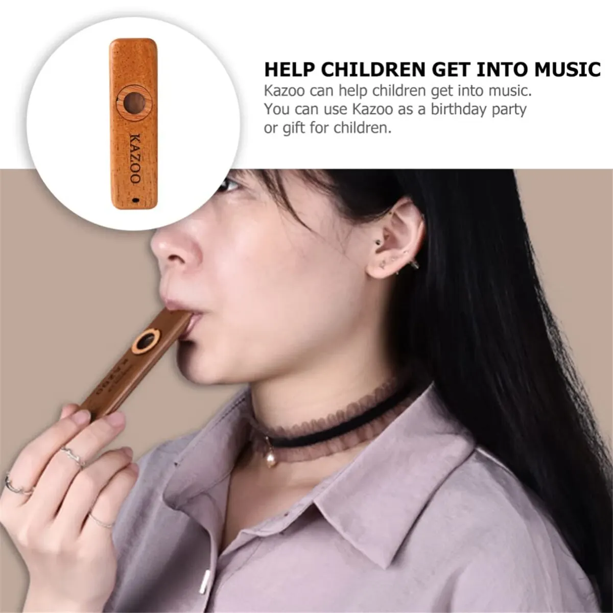 Kazoo With Lanyards And Diaphragms Woodwind Instrument metal kazoos