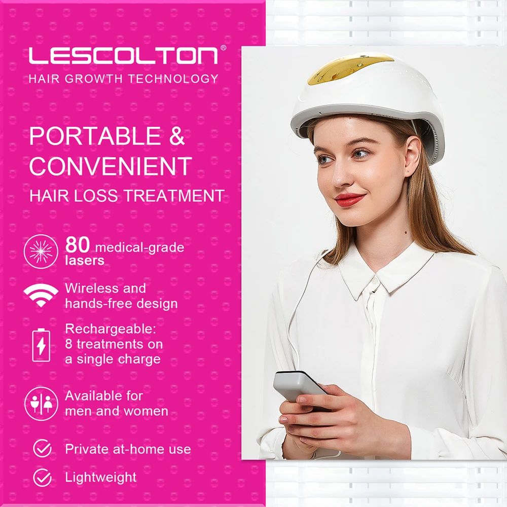 LESCOLTON 育毛装置 レーザー育毛ヘルメット レーザーキャップ