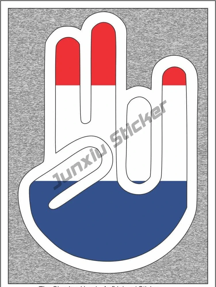 NEDERLAND NAVY Naval Jack Koninklijke Marine Flag, Nederland 4 (100mm) Vinyl Bumper Sticker, Decal x1 2 BONUS