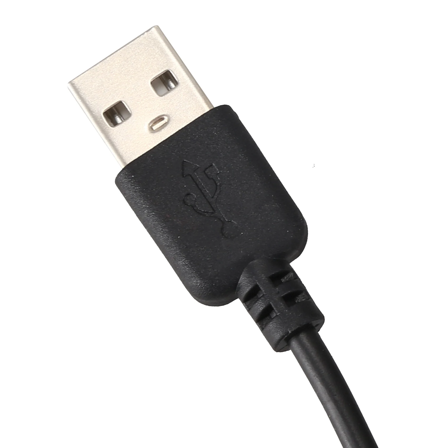 3X USB 케이블, 5.5mm, 2.1mm, 5V DC 배럴 잭 전원 케이블 (검정색, 75cm)
