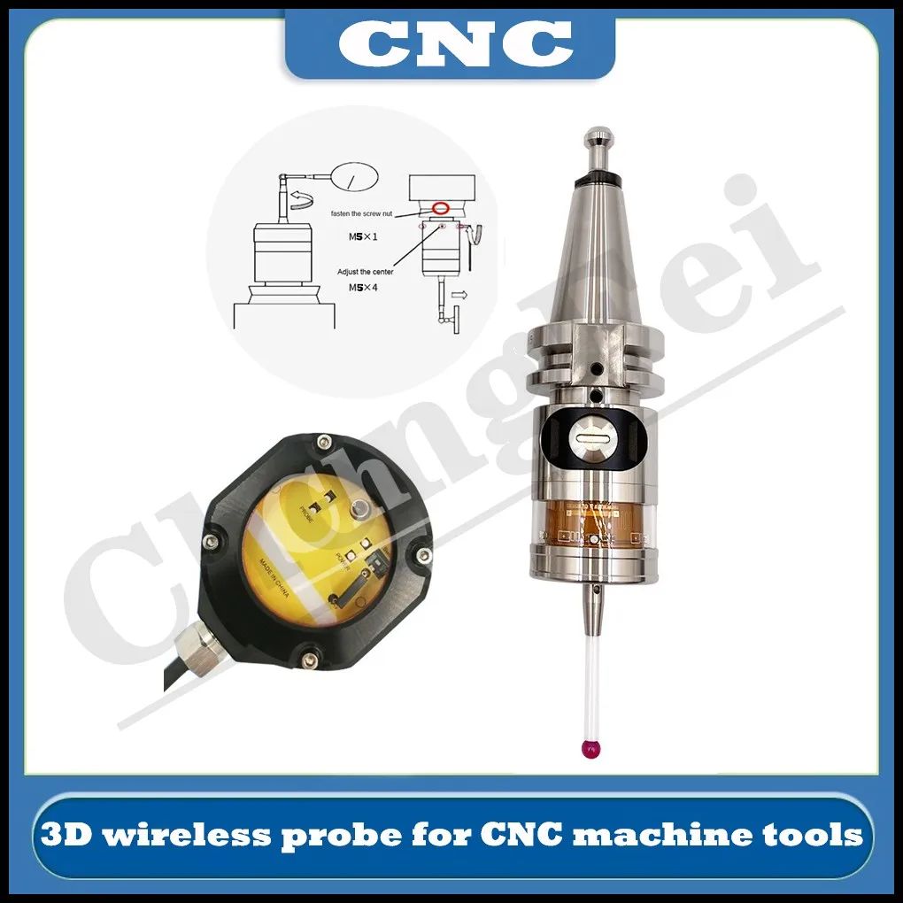 

Cnc Renishaw MYP40 Machine Tool Wireless Probe Cnc Machining Center Infrared Signal Sensor 3d Detection Wireless Probe Cyclmotio