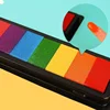 Kindergarten Creative Palm Finger Paint Ink Pad Diy Printing Station 7 Colours Kids Graffiti Finger Stamp Pad Stamp Drawing Toys 4