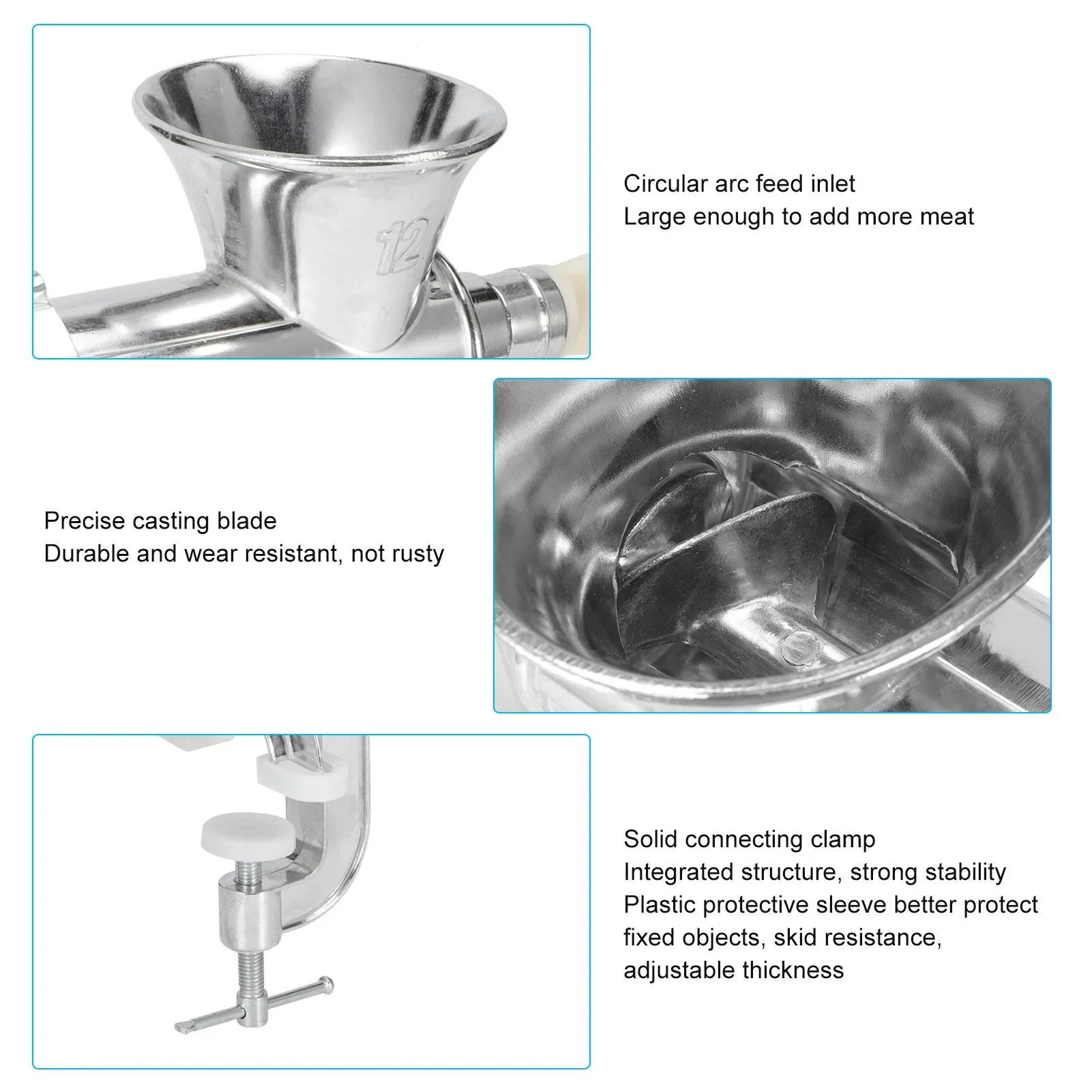 Grinding Machine Multi‑ Manual Meat Grinder Mincer Chopper Sausage Stuffer   Commercial Use Sausage Stuffer Onion chopper Meat 6