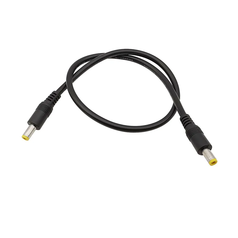 Confezione da 2 cavi di prolunga per alimentazione CC, da 10 m, 5,5 mm x 2,1 mm, DC 5 V, 6 V, 9 V, 12 V, 24 V, per telecamere di sicurezza, DVR, router, striscia LED, bianco