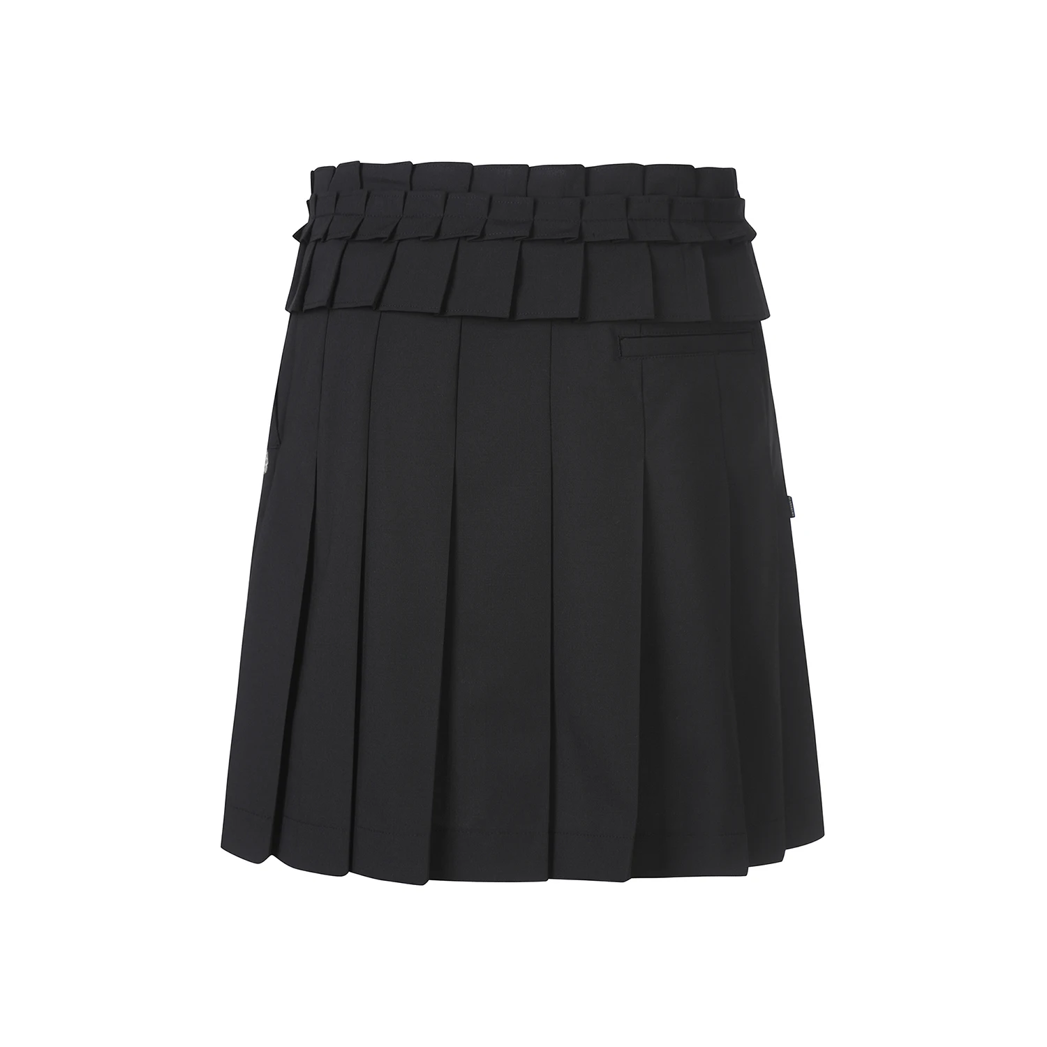 New spring autumn high waist golf pleated skirt for women ladies fashion design high quality luxury casual bottom