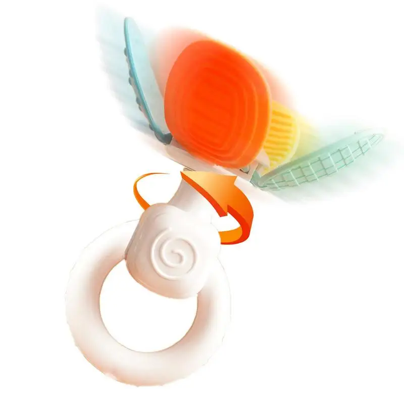 

Teether Rattle Toy Petal Infant Rattles 0-6 Months Teether Rotation Rattle Infant Grab Shake Rattle Sensory Teether Early