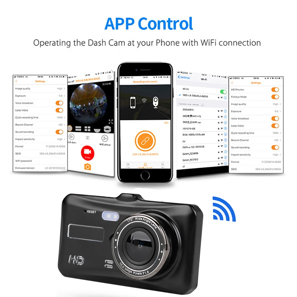 Ǯ HD  ķ  GPS ̹    ī޶,  ڽ, ڵ DVR, ڵ  ķ  , ߰ ð, 1080P