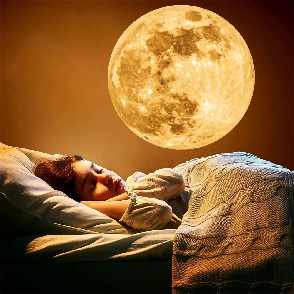 Mini Earth Moon Projection Lamp USB Charging Star Planet Projector Bedroom Bedside Background Atmosphere Night Light Room Decor
