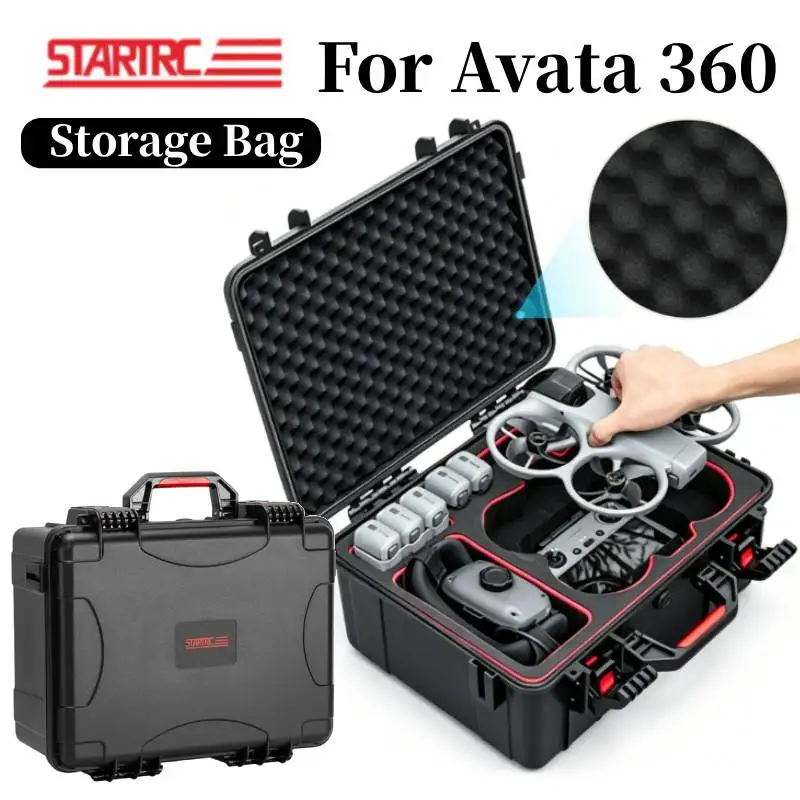 DJI Avata 360 드론 보관 상자 용 방수 운반 케이스 DJI Avata 360 하드 케이스 핸드백 대용량 가방 용 가방