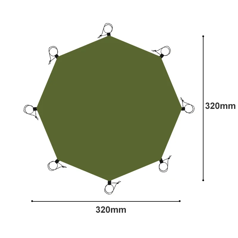 octagonal 3.2x.3.2m