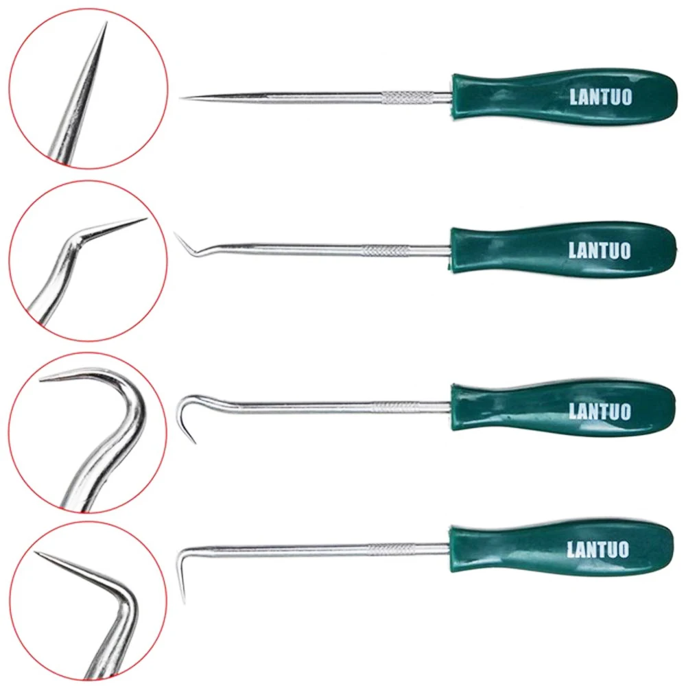 Oil Seal Screwdrivers Pick and Hook Set Seal Remover Sealing Repair Tools 4Pcs 135mm Car Auto Vehicle