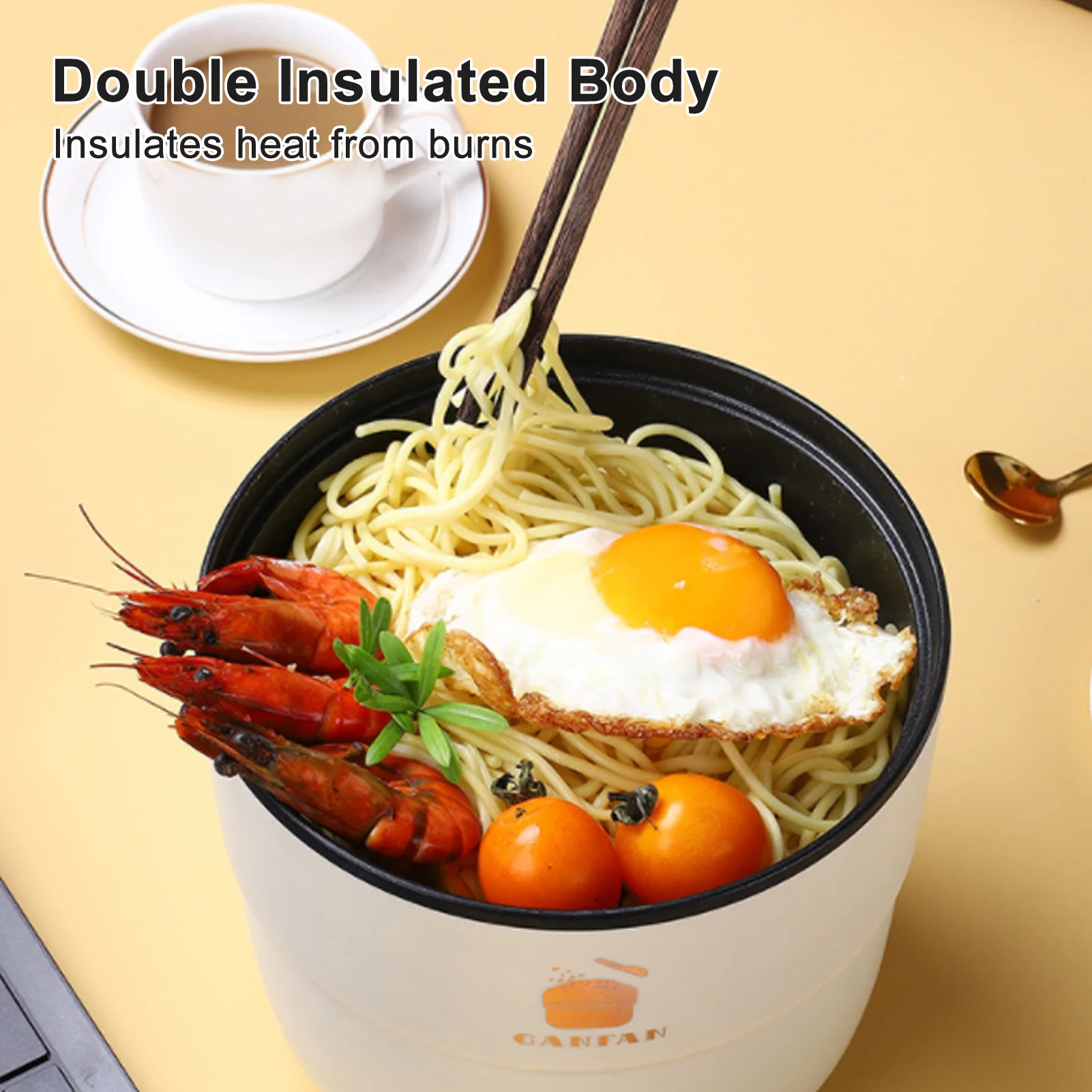 Rice Cooker Electric Cooker 1.8L Multifunctional Double Layers