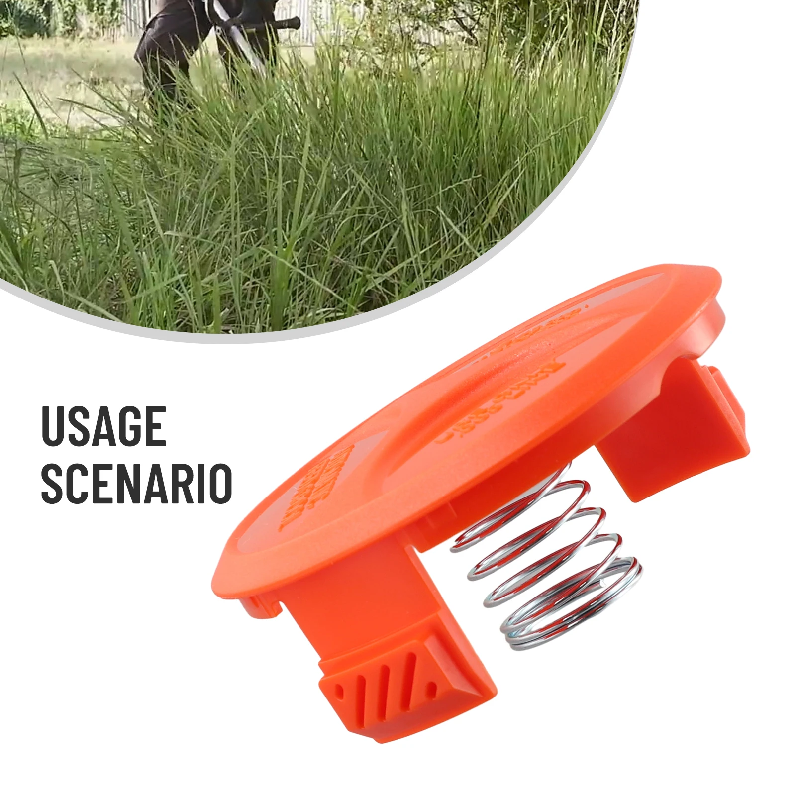 Trimmer Spool Cap Replacement For STC1820PC STC1840 ST5530 STC1815 Designed For Secure Line Coverage On String Trimmers