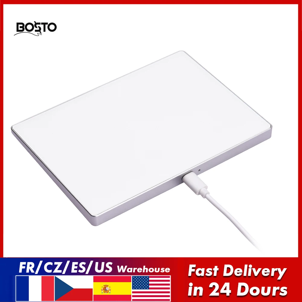 BOSTO Wired USB Touchpad Trackpad for Desktop Computer Laptop PC User Compatible for IOS System