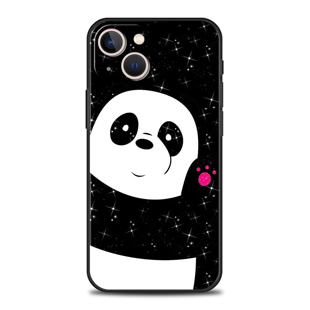 Bubududu Panda Handy hülle Abdeckung für iPhone 16 15 14 13 12 11 Pro Max 7 8 plus xr xs Silikon Soft Fundas Shell Capas Taschen Coque – Detail 7