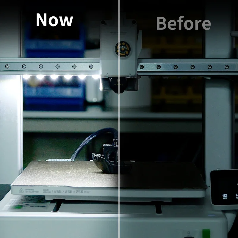 Striscia LED 24V Per Bambu Lab A1 - 270 Mm, 6500K, Alta Luminosità, Facile Installazione, Solo Per A1 (non Mini)