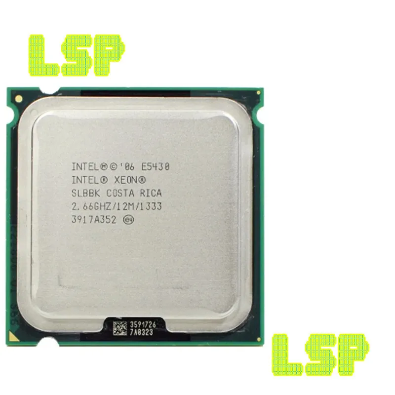 

INTEL XEON E5430 SLANU SLBBK usado, 2,66 GHz, 12M, 1333Mhz, CPU que funciona en la placa base LGA775