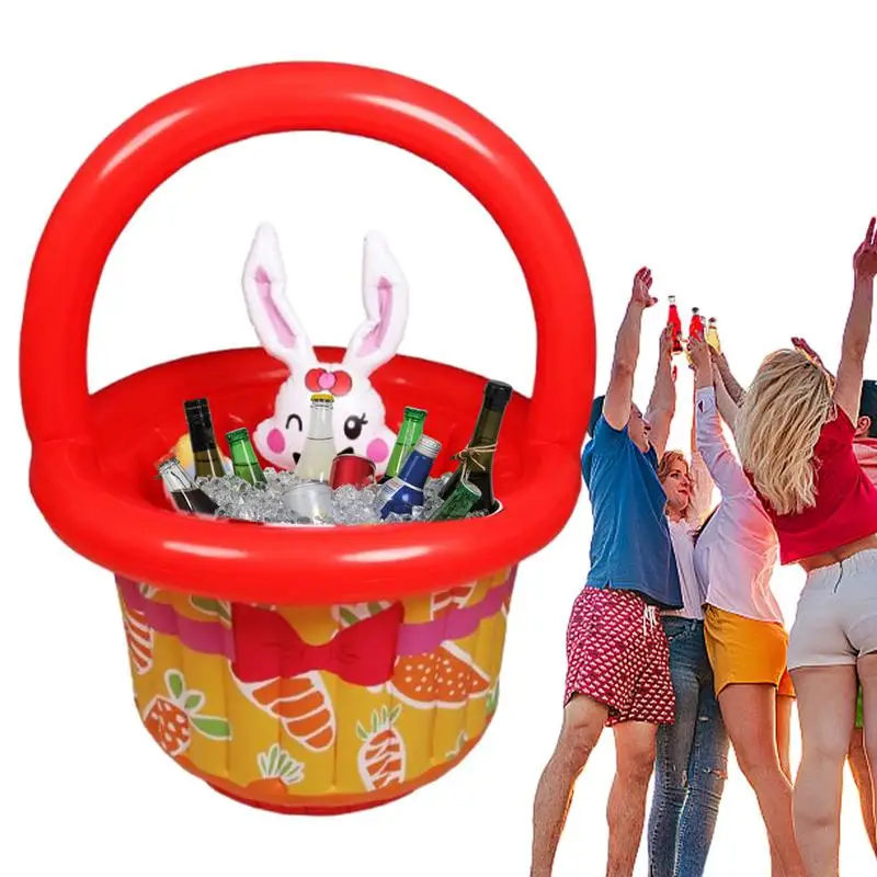 

Надувное ведро для льда, ведро для льда, охладитель для напитков, украшение, пасхальные аксессуары, большая емкость для детей и взрослых, для улицы