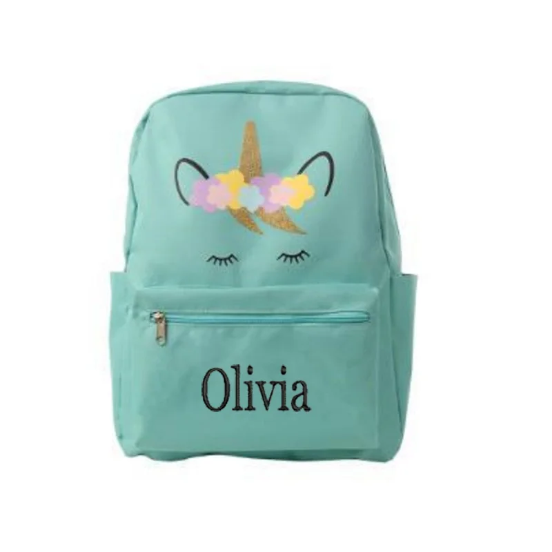 

Custom name Cute unicorn Toddler Bag for Boys Girls,Kid's Backpack Schoolbag Kindergarten Preschool Nursery Travel Bag