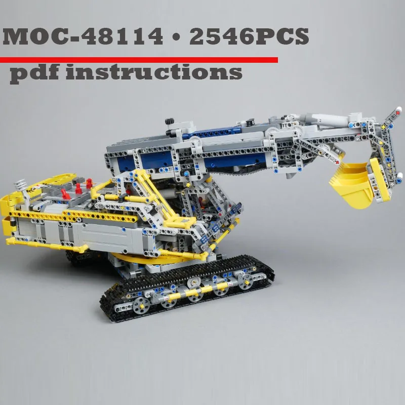 

Новая модель • 2546 шт. экскаватор серии сельскохозяйственной транспортировки подходит для детей строительные блоки подарок PDF инструкции