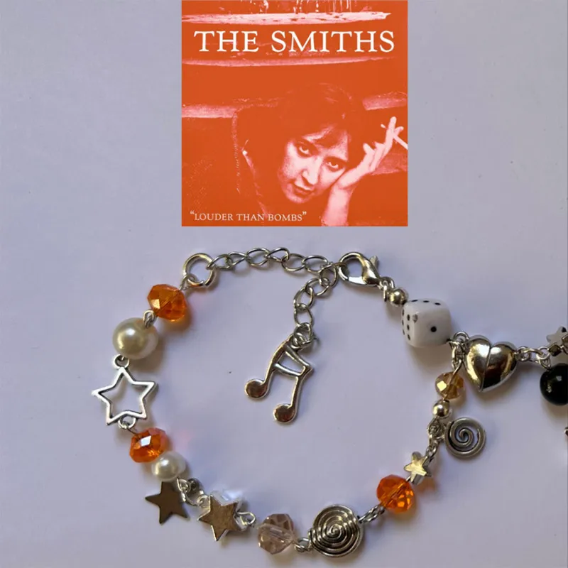 music beaded bracelet inspired by the smiths， Louder Than Bombs - Main Image