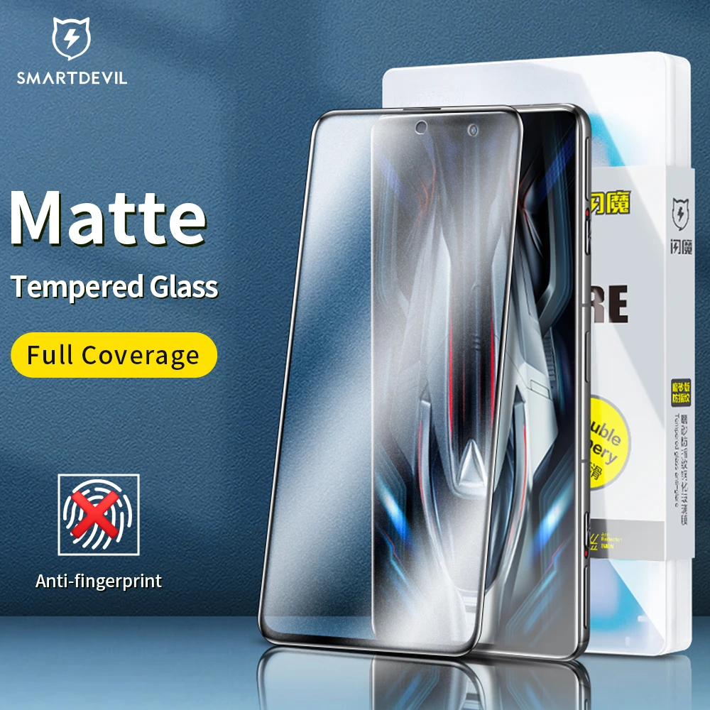 SmartDevil Matte Full Cover Tempered Glass for POCO F4 GT F3 Frosted