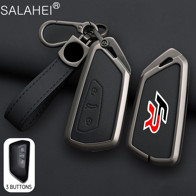 

Car Remote Key Case Full Cover Shell SEAT FR Leon For VW Volkswagen Golf 8 2020 MK8 ID-4 ID-6 For Skoda Octavia Auto Accessories
