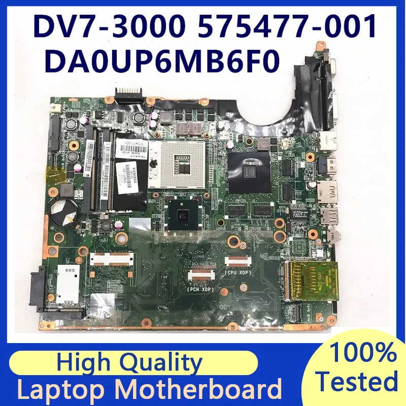 

575477-001 575477-501 575477-601 Mainboard For HP Pavillion DV7-3000 Laptop Motherboard DA0UP6MB6F0 N10P-GE-A3 100% Tested Good