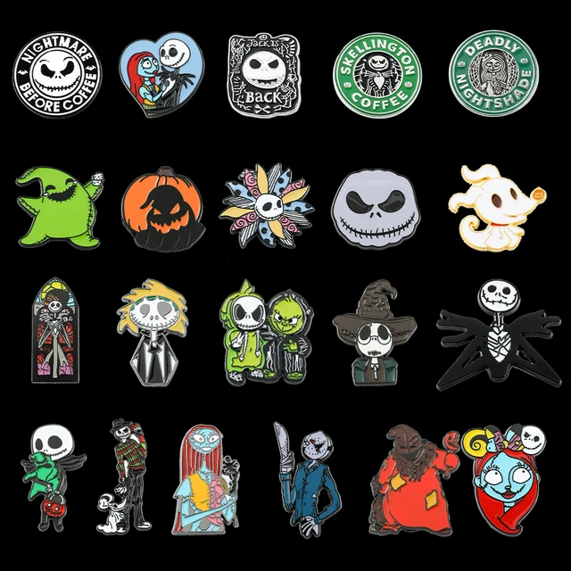 Jack Skellington Head Pin Trading Bag