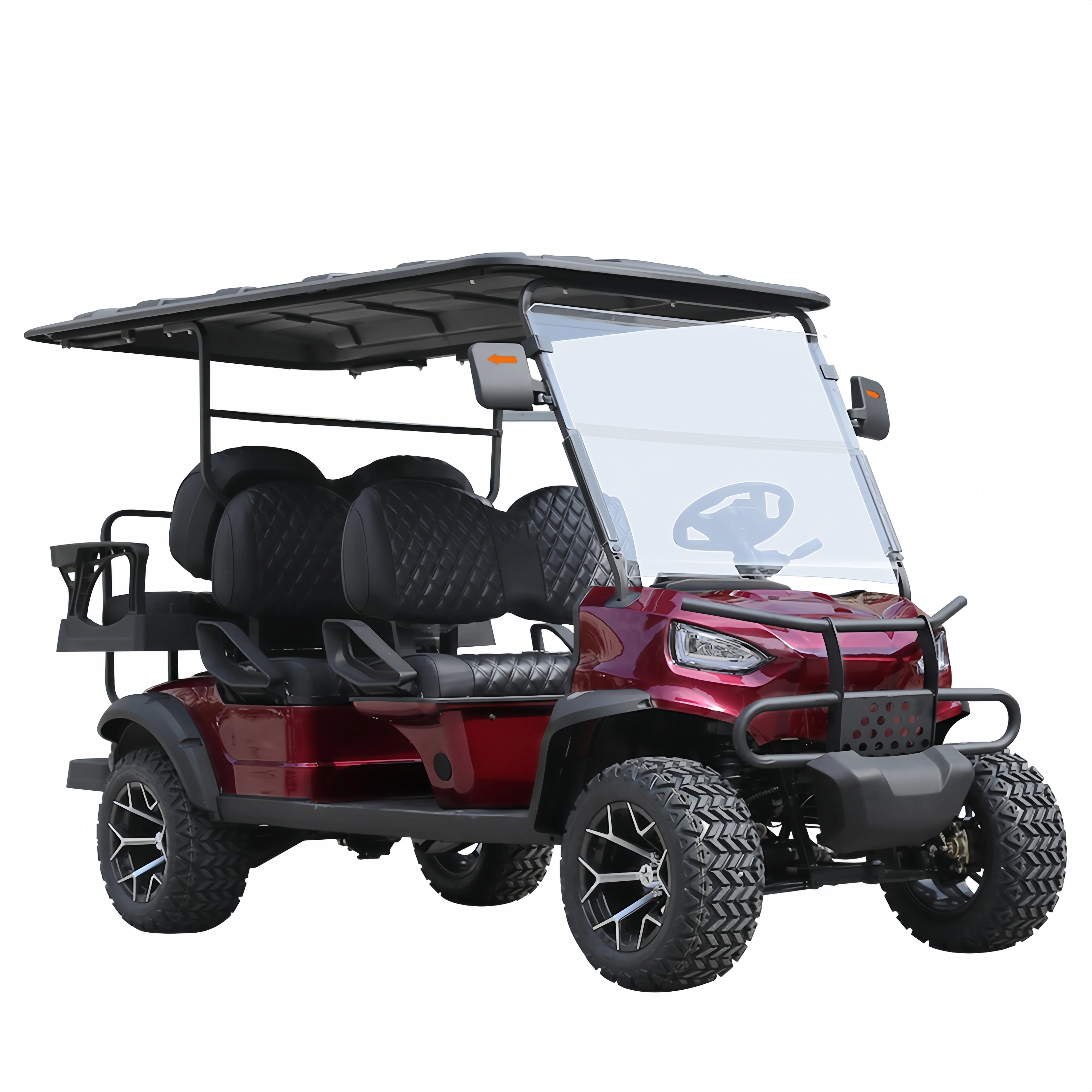 Comfortable Scooter 4 Seater Electric Golf Cart 72V Lithium Battery 2 Seater Golf Carts for The Disabled
