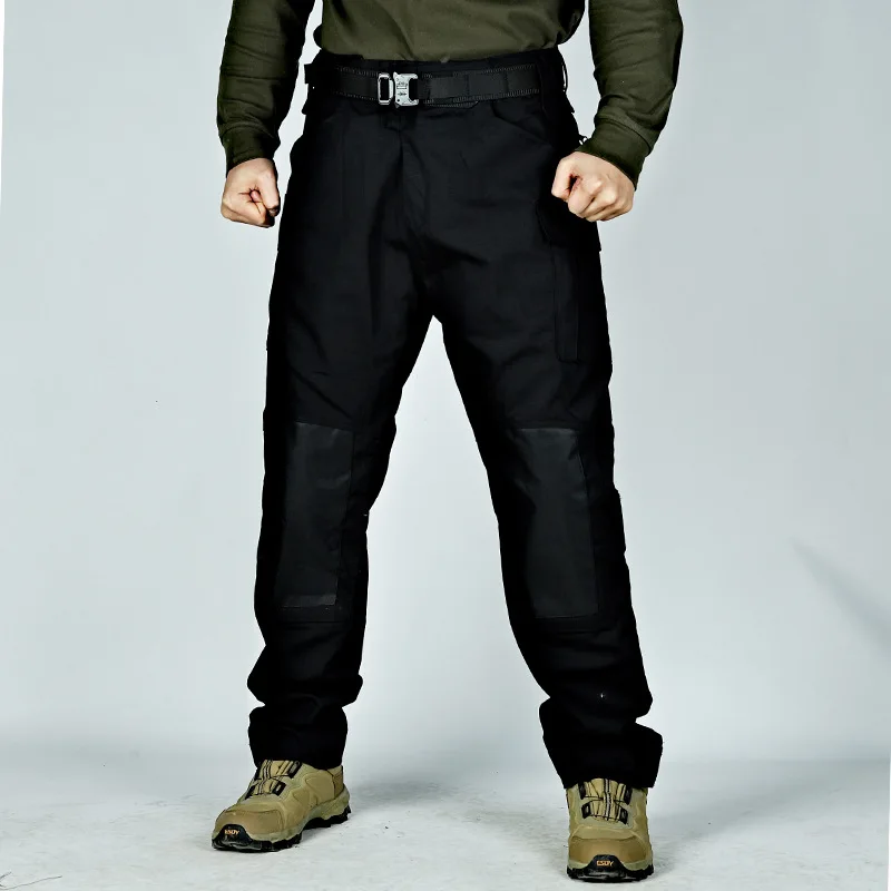 Multi-pocket Hiking Tactical Pant Mens Wear-resisting Waterproof Loose Cargo Pants Men Climbing Treking Camping Military Trouser hiking pants