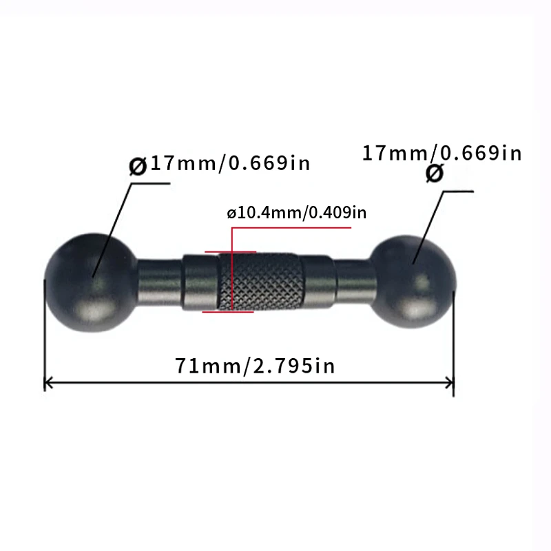Interfaces De Tête À Billes 17 Mm Adaptateur Joint En