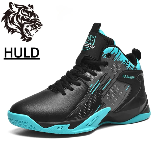 2023 new HULD PU Leather Men Basketball Shoes: A Blend of Style and Comfort