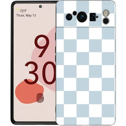 Vintage Chessboard Grid Design Shockproof Phone Case - Soft Black TPU Cover - Pixel 9 Pro XL (A5)