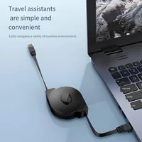 สายเคเบิลเครือข่ายกิกะบิตแบบพกพา แบบพับเก็บได้ แบบพกพา สายเคเบิลเครือข่ายคอมพิวเตอร์ประเภท 6 สำหรับการเดินทางในโรงแรม 1