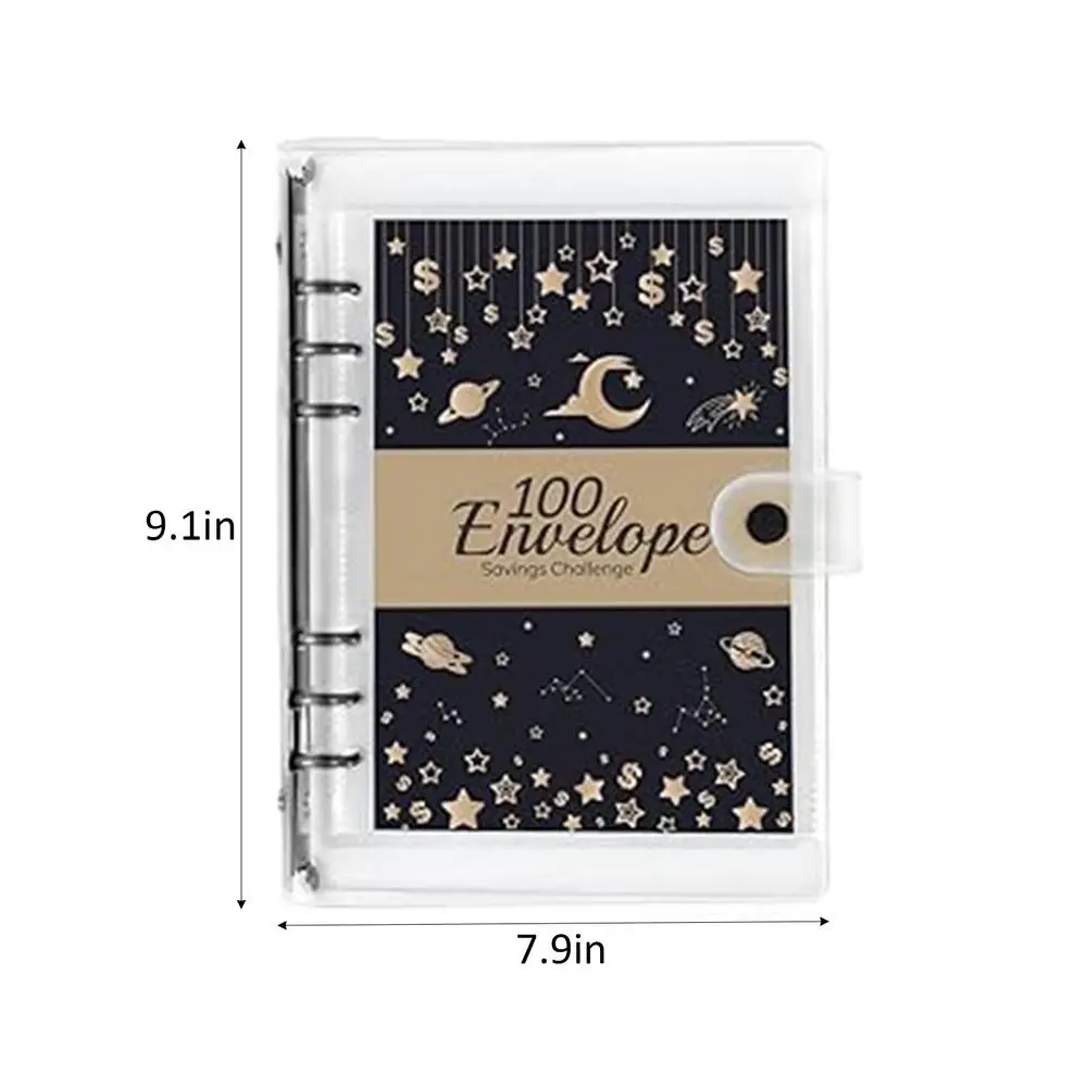 A5 Savings Challenge Book Luweoxy 100 Envelope Challenge Binder - Money Saving Cash Stuffing Budget Planner To Save $5,050 (Purple) 100 Envelope Challenge Book