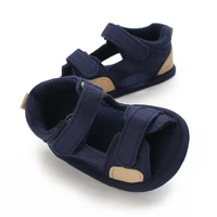 VALEN SINA Summer Baby Sandales Shoes Toddler Girl Boy Canvas Sandals Non-Slip First Walker Crib Shoes For 0-18months 4