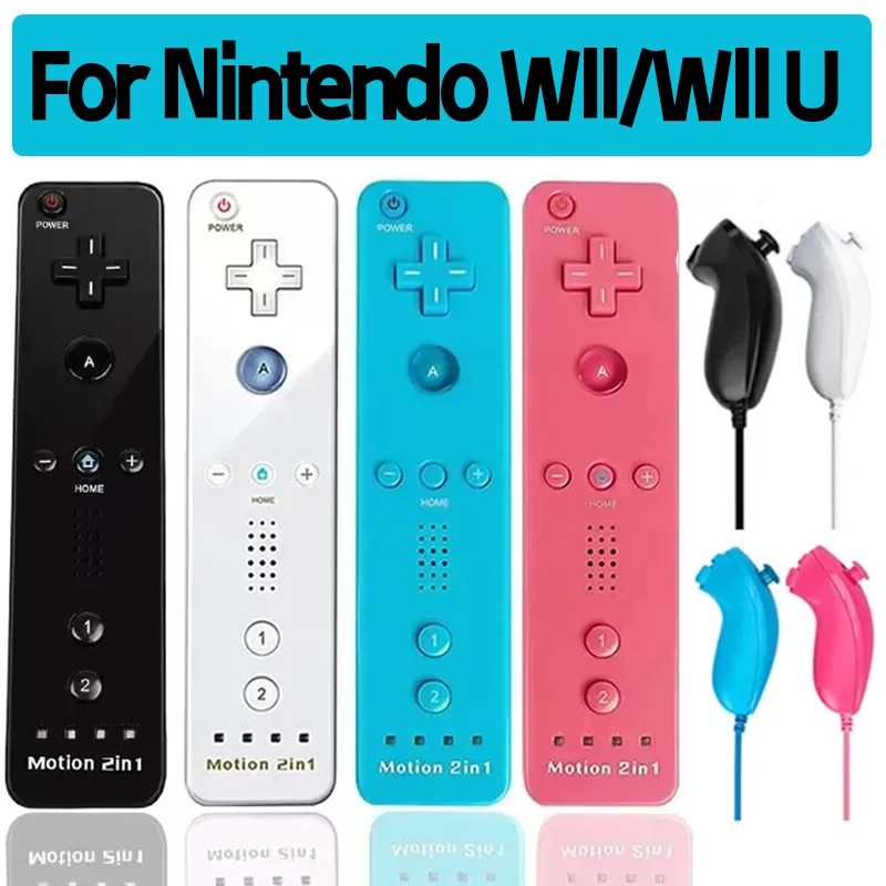 ForNintendoWiiUJoystick2in1WirelessRemoteGamepadController